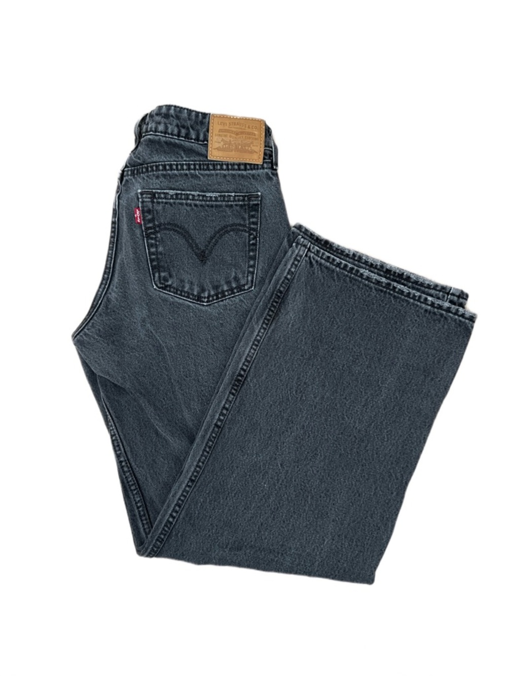 Levi's Women Dark Gray Low Loose Jeans